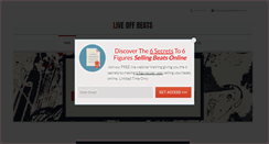 Desktop Screenshot of liveoffbeats.com